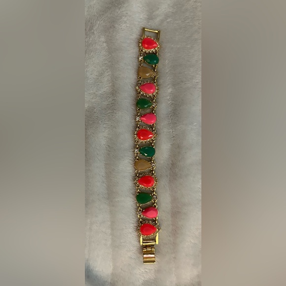 Like New Kate Spade Flight of Fancy Balloon Bouquet Bracelet 12k Gold Plate - Picture 7 of 8